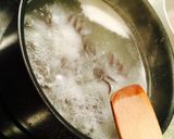 ホタテでシンプルイカ墨パスタ作り方1写真