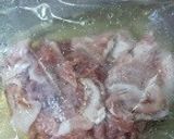 ホエー漬お肉ときのこ・ぶーこポン酢炒め作り方1写真