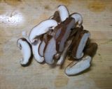 チンゲン菜 椎茸だけで 簡単 中華スープ作り方1写真