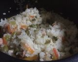 残ったきんぴら 簡単リメイク 炊込みご飯作り方3写真