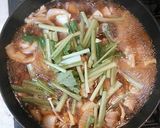 簡単　子供が喜ぶ鶏もも肉と白菜のみぞれ鍋作り方12写真