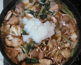 簡単　子供が喜ぶ鶏もも肉と白菜のみぞれ鍋作り方15写真