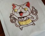 チョコプレート ジバニャン作り方3写真