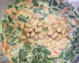 簡単！豆乳とニラのチヂミ！水煮大豆入り作り方1写真