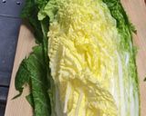 男の手料理♪富有柿と白菜deサラダ作り方2写真
