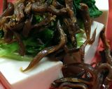 小松菜といかなごの佃煮&豆腐のコラボ作り方6写真