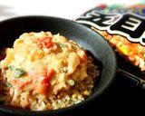 ☆*冷凍炒飯deカニ玉あんかけ天津飯*★作り方5写真