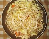 「ハムオムパスタ」作り方1写真