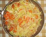 「ハムオムパスタ」作り方2写真