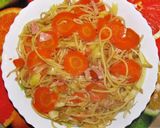 「ハムオムパスタ」作り方5写真
