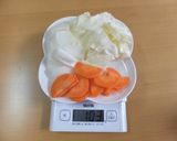 離乳食初期の野菜スープ作り方1写真