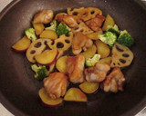 鶏肉と根菜のさっぱり炒め蒸し作り方5写真