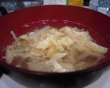 ＊えのきと卵のお吸い物＊作り方6写真