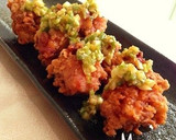 我が家自慢の♡唐揚げのっけエビピラフ作り方1写真