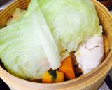 味噌ドレで〜焼豆腐・ササミの温野菜サラダ作り方6写真