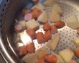 じゃがいもとウィンナーのバターパスタ作り方4写真