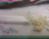 絶品。揚げ茄子とたっぷり長ネギのお味噌汁作り方2写真