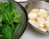 麩とほうれん草のさっと煮作り方2写真