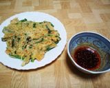 冷凍シーフードで☆海鮮ニラチヂミ作り方7写真