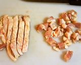 初めて♪柚子こしょうdeチキンの香りピザ作り方5写真