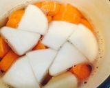 【20分】出汁じんわり＊人参とカブの煮物作り方1写真