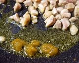 初めて♪柚子こしょうdeチキンの香りピザ作り方7写真