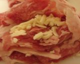 薄切り肉で！チーズとんかつ青のり風味作り方2写真