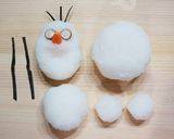 大根おろしアート アナ雪*オラフのデコ鍋作り方1写真