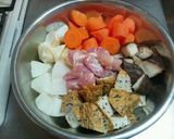 楽々時短♪根菜の煮物作り方1写真