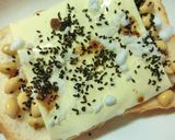 お豆の砂糖醤油＊チーズトースト作り方3写真