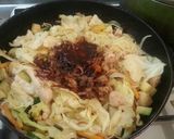 絶品！止まらない甘辛焼きそば！作り方5写真