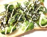 ブロ×塩昆布 セサミルキートースト作り方3写真