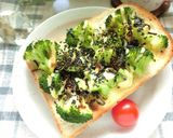 ブロ×塩昆布 セサミルキートースト作り方4写真