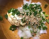 ネギどっさりサバ水煮缶作り方2写真