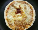 クリスマスの一品に!サンタの浮き出るピザ作り方15写真