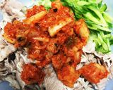 ★お箸が止まらない★豚キムチの冷製サラダ作り方7写真