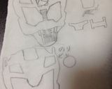 仮面ライダードライブ☆タイプワイルド作り方1写真