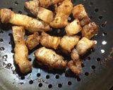 ザクロ風味の黒酢豚作り方3写真