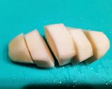 鯖缶のお味噌汁*里芋、水菜入り作り方3写真