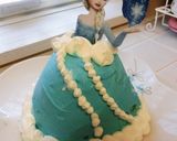 アナと雪の女王 ~エルサ~ ケーキ♡作り方6写真