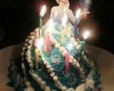 アナと雪の女王 ~エルサ~ ケーキ♡作り方8写真