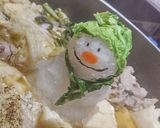 大根おろしアート・スノーマンⅠNすき焼き作り方1写真