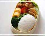 俵ひつじちゃんおにぎり＊キャラ弁作り方1写真