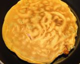 簡単♡ほうれん草とハムチーズのパンケーキ作り方6写真