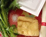 春菊と納豆の卵とじにゅうめん作り方1写真