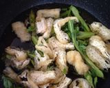 春菊と納豆の卵とじにゅうめん作り方3写真