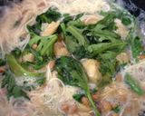 春菊と納豆の卵とじにゅうめん作り方5写真