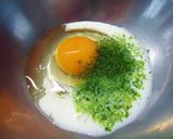 エビピラフ♪ふわとろ青のりタマゴオムレツ作り方3写真