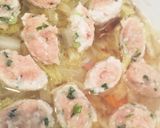 白菜と鶏団子の具沢山お味噌汁！作り方4写真