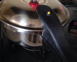 圧力鍋でサバの味噌煮（たまたま大豆入り）作り方5写真
